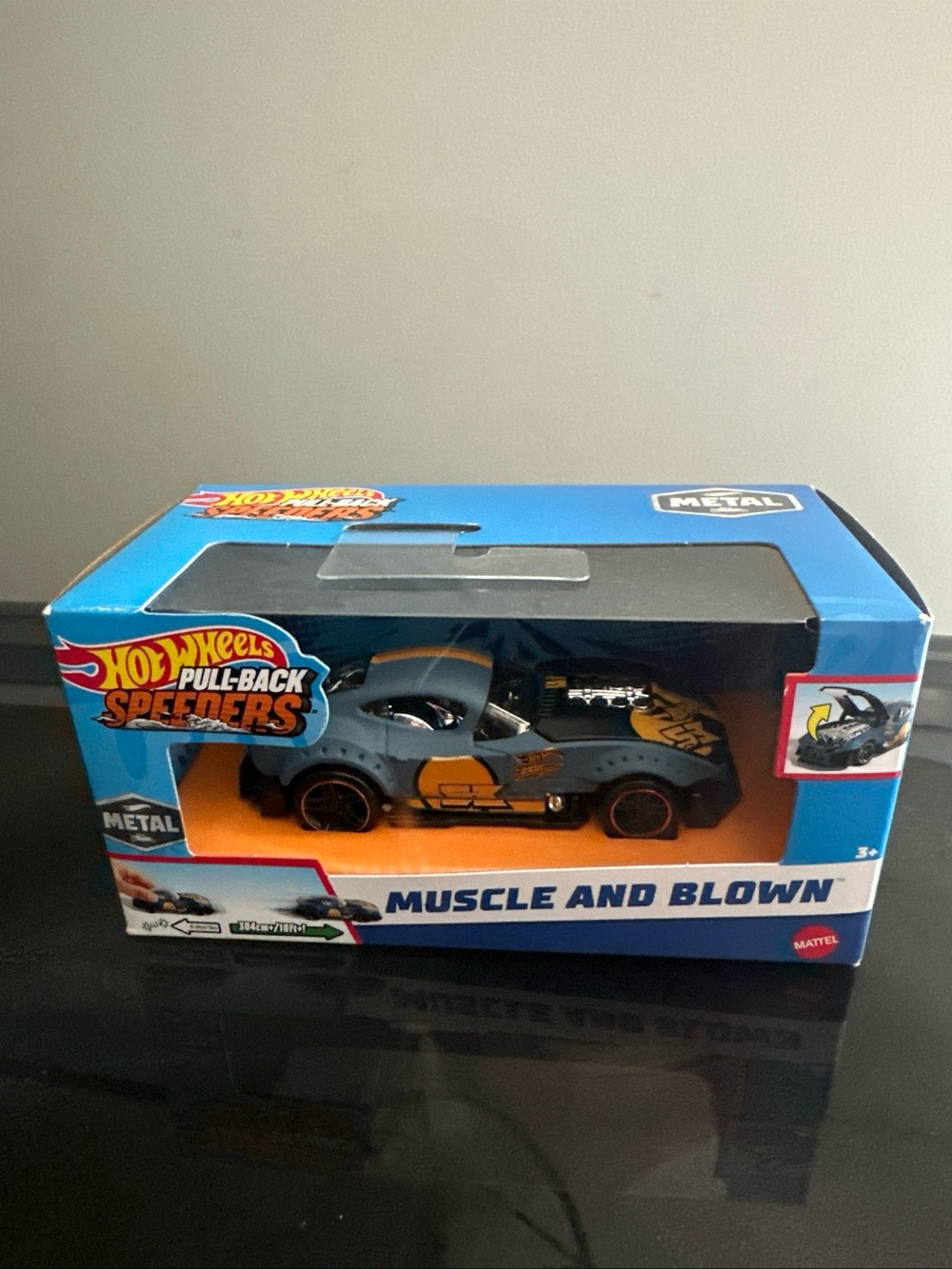 2023 Hot Wheels Pull Back Speeders Muscle & Blown 1:43 Scale Diecast Metal Car
